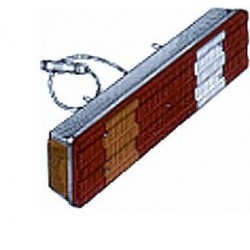 Fanale posteriore 7 funzioni con catadiottro guida - sx