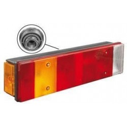 Fanale posteriore 7 funzioni con catadiottro guida - sx