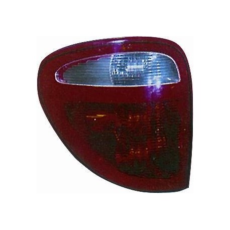 Gruppo ottico posteriore bianco rosso lato sx