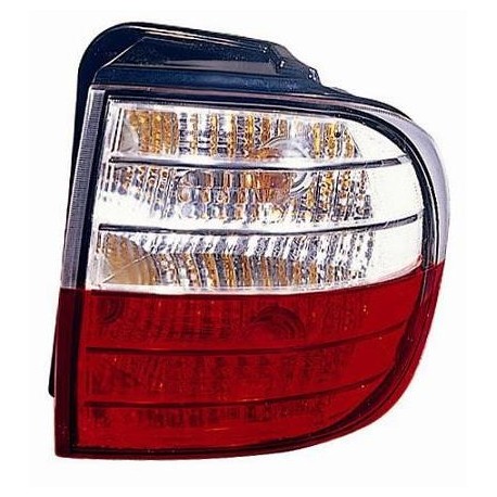 Gruppo ottico posteriore bianco rosso lato dx