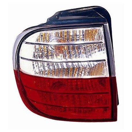 Gruppo ottico posteriore bianco rosso lato sx