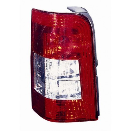 Gruppo ottico posteriore bianco rosso modelli 2 porte dal 2005 in poi lato sx
