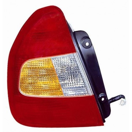 Fanale posteriore arancio bianco rosso guida - sx