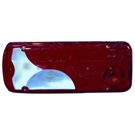 Fanale posteriore azzurro rosso guida - sx