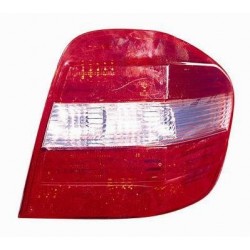 Fanale posteriore bianco rosso con base grigia passeggero - dx