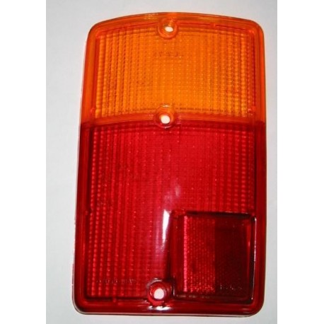 Lente posteriore arancio - rosso guida - sx