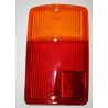 Lente posteriore arancio - rosso guida - sx