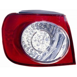 Fanale posteriore esterno bianco rosso a led guida - sx