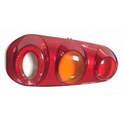 Lente posteriore arancio - rosso guida - sx