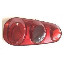 Lente posteriore rosso -fume guida - sx