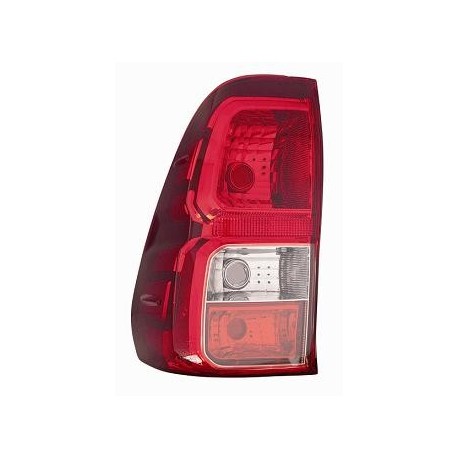 Fanale posteriore bianco - rosso guida - sx