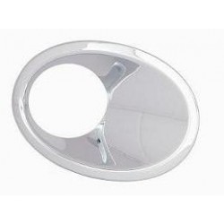 Griglia cornice fendinebbia cromata guida - sx