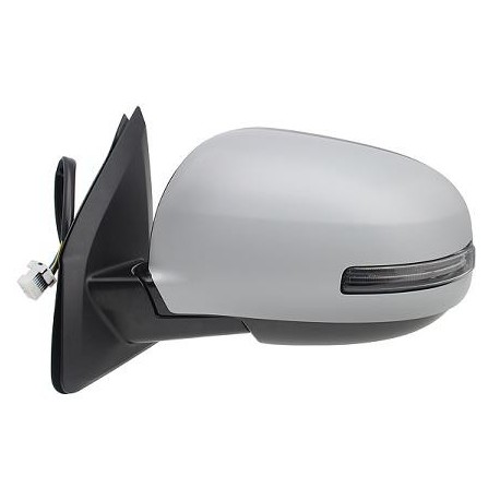 Specchietto retrovisore elettrico termico ribaltabile con freccia verniciabile 9 pin guida - sx