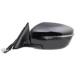 Specchietto retrovisore elettrico termico ribaltabile con freccia verniciabile 9 pin guida - sx