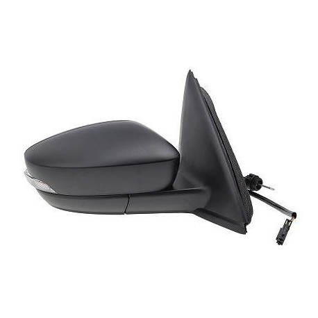 Specchietto retrovisore meccanico con freccia integrata nero passeggero - dx