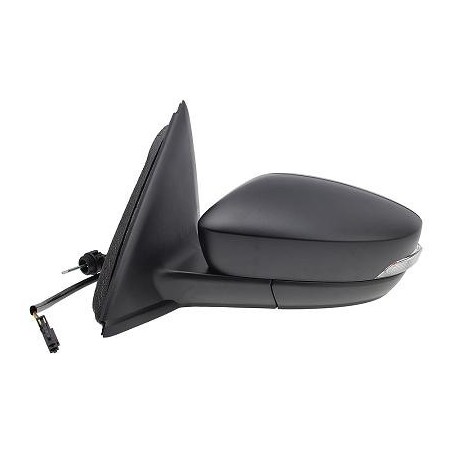 Specchietto retrovisore meccanico con freccia integrata nero guida - sx