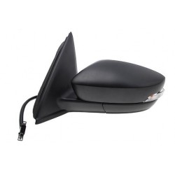 Specchietto retrovisore elettrico termico con freccia nero 6 pin guida - sx