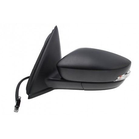 Specchietto retrovisore elettrico termico con freccia nero 6 pin guida - sx