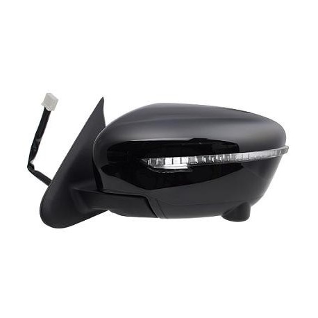 Specchietto retrovisore elettrico termico con freccia blind spot verniciabile 11 pin guida - sx