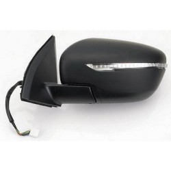 Specchietto retrovisore elettrico termico ribaltabile con freccia verniciabile 9 pin guida - sx