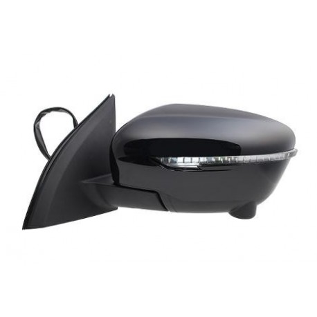 Specchietto retrovisore elettrico termico ribaltabile con freccia blind spot verniciabile 13 pin guida - sx