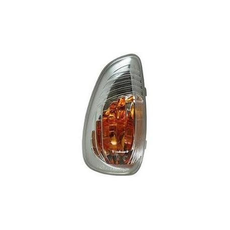 Fanale retrovisore arancio 16W guida - sx