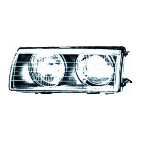 Vetro faro liscio passeggero - dx