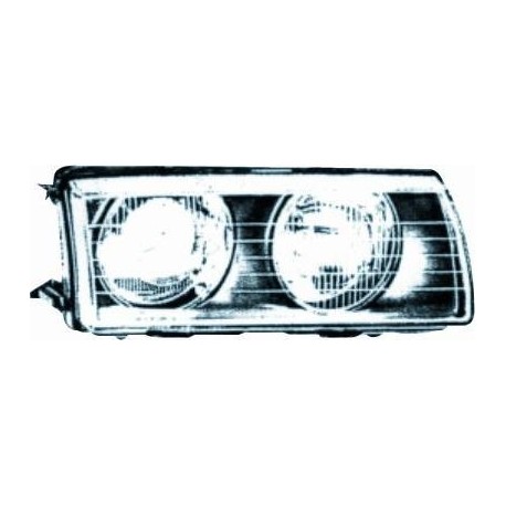 Vetro faro liscio guida - sx