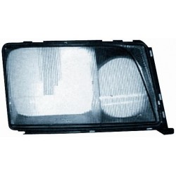 Vetro faro con cornice cromata passeggero - dx