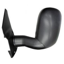 Specchietto retrovisore elettrico termico braccio lungo nero guida - sx