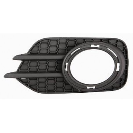 Griglia cornice fendinebbia bordo nero versione Sport guida - sx