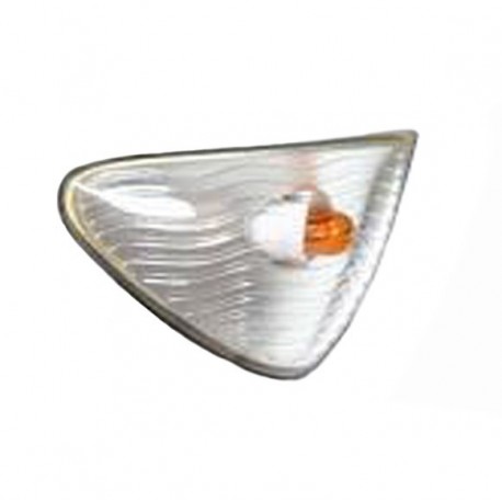 Fanale retrovisore bianco guida - sx