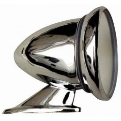 Retrovisore a calice cromato fissaggio portiera bilaterale