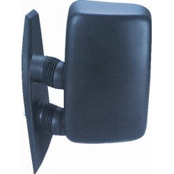 Retrovisore manuale braccio corto nero sx