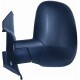 Retrovisore manuale braccio corto nero sx