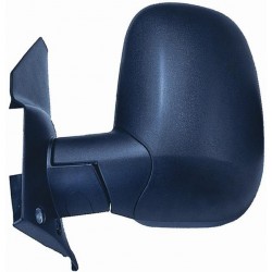 Retrovisore manuale braccio corto nero sx