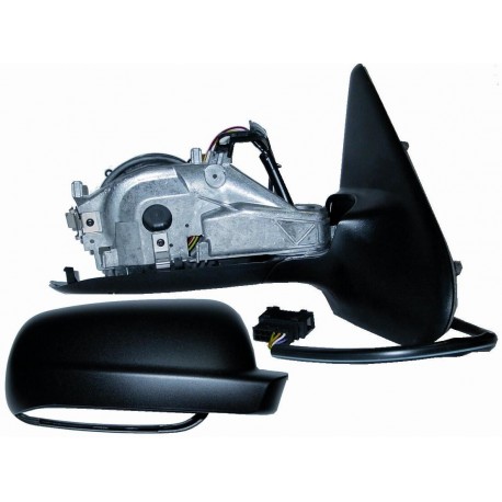 Retrovisore elettrico termico con sonda piccola nero dx