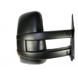 Retrovisore manuale braccio lungo con freccia integrata nero dx