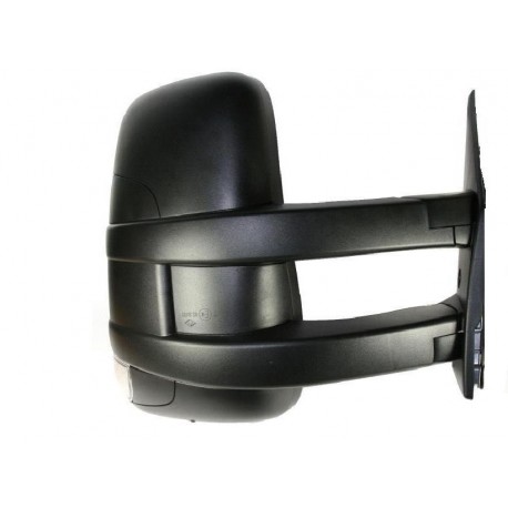 Retrovisore manuale braccio lungo con freccia integrata nero dx