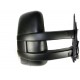 Retrovisore elettrico termico braccio lungo con freccia integrata nero dx