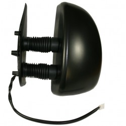 Retrovisore elettrico termico braccio lungo nero versione dal 1999 in poi sx