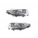 Kit proiettore H7-H7 con lenticolare a led dx + sx
