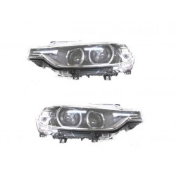 Kit proiettore H7-H7 con lenticolare a led dx + sx