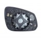 Piastra specchietto con vetro guida sx