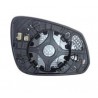 Piastra specchietto con vetro guida sx