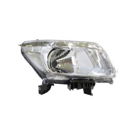 Faro Proiettore H4-PY21 parabola cromata passeggero dx