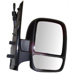 Retrovisore meccanico doppio vetro nero dx