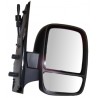 Retrovisore meccanico doppio vetro nero dx