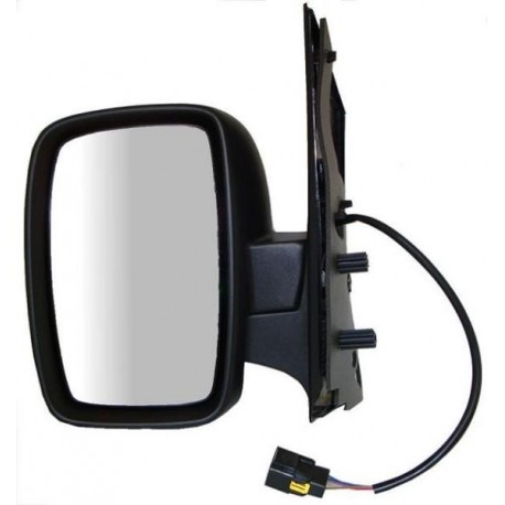 Retrovisore elettrico termico ribaltabile nero sx