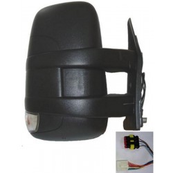 Retrovisore manuale braccio corto con freccia integrata connettore grande lato passeggero dx